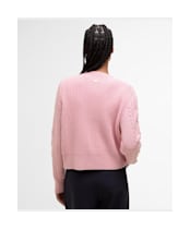 Women's Barbour Elina Knitted Cardigan - Cherry Blossom