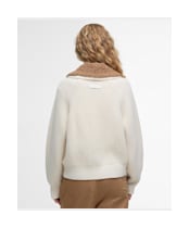Women's Barbour Marla Knitted Bomber - Neutral