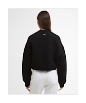 Women's Barbour International Katya Sweat Bomber - Black