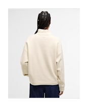 Women's Barbour Sara Half Zip Sweatshirt - Oat