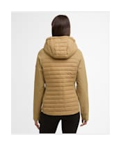 Women's Barbour International Valentina Quilted Sweat - Antique Bronze