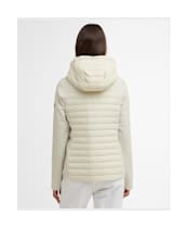 Women's Barbour International Valentina Quilted Sweat - Bone White