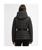 Women's Barbour International Jada Puffer Jacket - Black