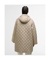 Women's Barbour Cara Quilted Jacket - Honey / Ancient Poplar