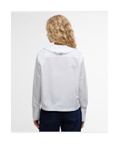 Women's Barbour Avery Shirt - White / Dark Navy