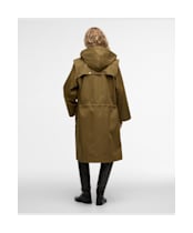 Women's Barbour Bilsdale Showerproof Jacket - Golden Olive / Ancient Tartan