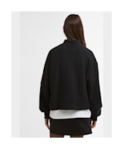 Women's Barbour International Monique Wool Bomber Jacket - Black