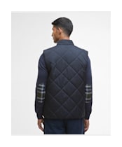 Men's Barbour City Harrington Quilted Gilet - Navy