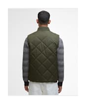 Men's Barbour City Harrington Quilted Gilet - Olive