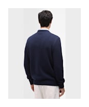Men's Barbour International Enfield Crew Neck Jumper - Navy