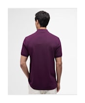 Men's Barbour International Essential Polo - Potent Merlot