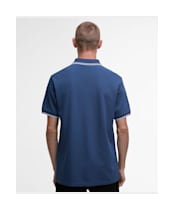 Men's Barbour International Evan Tipped Polo Shirt - Insignia Blue