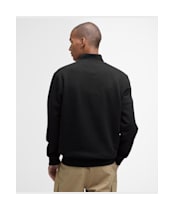 Men's Barbour Lowgill Relaxed Half Zip Sweatshirt - Black