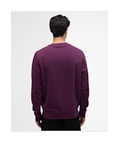 Men's Barbour International Essential Graphic Crew Sweatshirt - Potent Merlot