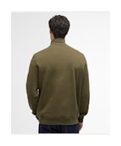 Men's Barbour International Rufforth Half Zip Sweatshirt - Light Sage