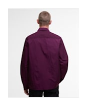 Men's Barbour International Inline Overshirt - Potent Merlot