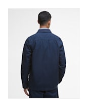 Men's Barbour Cole Tailored Fit Poplin Overshirt - Navy
