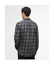 Men's Barbour International Basset Long Sleeved Shirt - Black