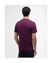 Men's Barbour International Small Logo Tee - Potent Merlot