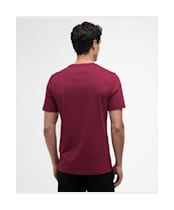 Men's Barbour International Small Logo Tee - Antique Red