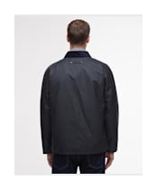 Men's Barbour Short Lorden Wax Mac - Navy
