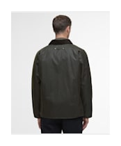 Men's Barbour Short Lorden Wax Mac - Olive