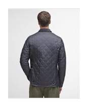 Men's Barbour Heritage Liddesdale Quilted Jacket - Charcoal