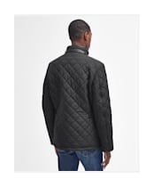 Mens Barbour Powell Quilted Jacket - Black