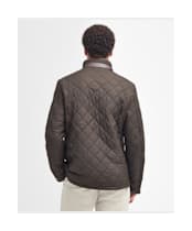 Men's Barbour Powell Quilted Jacket - Olive
