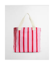 Women's Barbour Emily Stripe Tote Bag - Cherry Blossom