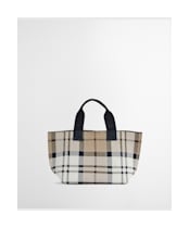 Women's Barbour Layla Tartan Mini Tote Bag - Rosewood Tartan