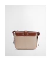 Women's Barbour Mini Rosa Leather Crossbody Bag - Pebbled Pink / Brown