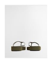 Women's Barbour Tilda Toe Post Sandal - Olive / Ancient Tartan