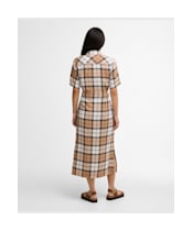 Women's Barbour Fern Midi Dress - Hessian Tartan