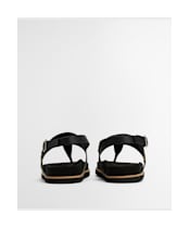 Women's Barbour Lumley Toe Post Sandal - Black