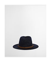 Women's Barbour Flowerdale Trilby Hat - New Navy