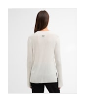 Women's Barbour International Ozara Knitted Jumper - Off White