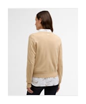 Women's Barbour Wisteria Knitted Cardigan - Safari