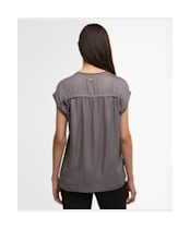 Women's Barbour International Brianna Top - Lavender Grey