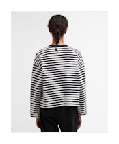 Women's Barbour Gabby Sweatshirt - Dark Navy Stripe