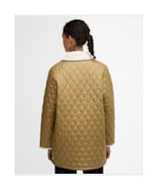 Women's Barbour Icons Modern Liddesdale Quilted Jacket - SAND/DRESS/PEARL