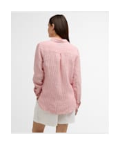 Women's Barbour Marine Shirt - Poppy Red Stripe