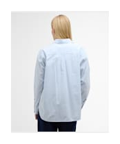 Women's Barbour Polly Striped Shirt - Chambray Stripe