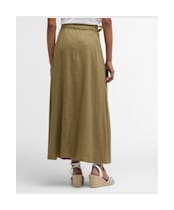 Women's Barbour Gabby Maxi Skirt - Bleached Olive
