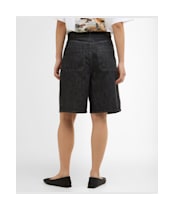 Women's Barbour Myra Denim Shorts - Black Denim