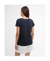 Women's Barbour Bede T-Shirt - Navy