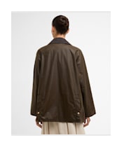 Women's Barbour Argill Waxed Jacket - Beech / Dress