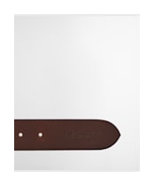 Men’s Barbour Contrast Leather Belt - Olive Brown / Brown