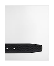 Men's Barbour Jaspar Leather Belt - Black