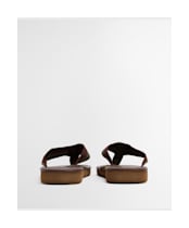 Men's Barbour Harker Sandal - Chocolate / Olive